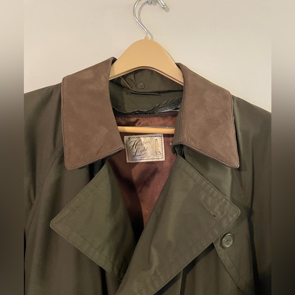 Harbor Light Mens Trench Coat 40 Long - Picture 3 of 5